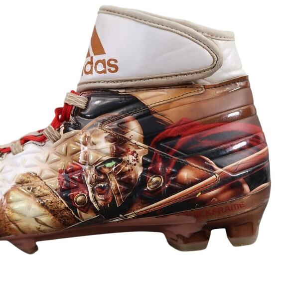 Adidas Shoes Mens 11.5 Cleats Football Freak x Carbon High Uncage Spartan Sport - Picture 5 of 16